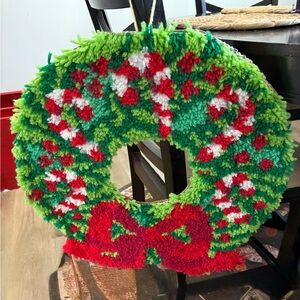 Christmas Latch Hook Wreath